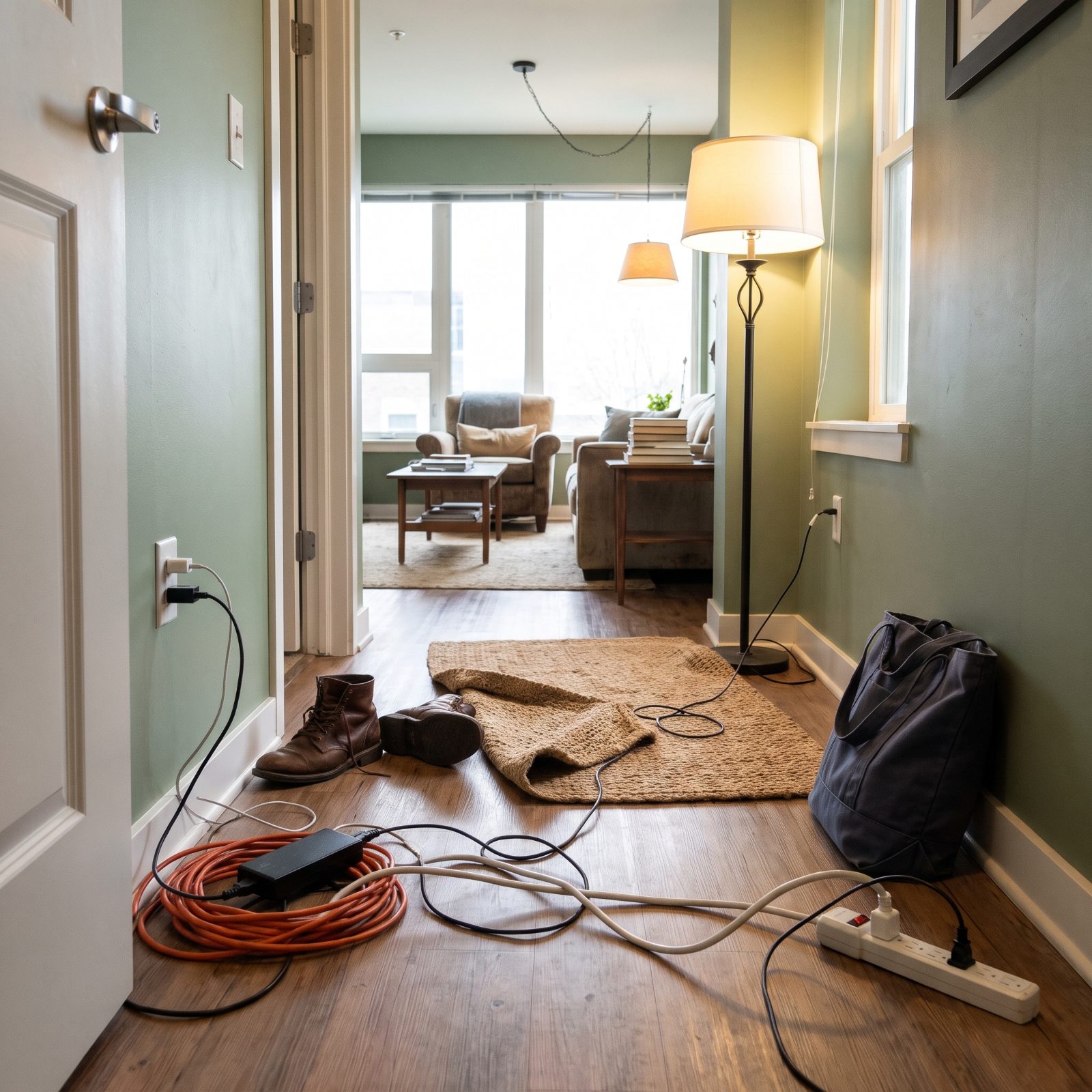 You Trip Over the Same Cords and Clutter Every Single Day